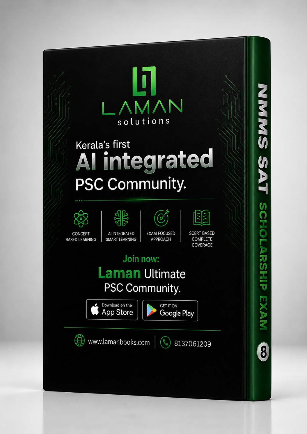 LAMAN NMMS SAT & MAT COMBO STUDY GUIDE MALAYALAM