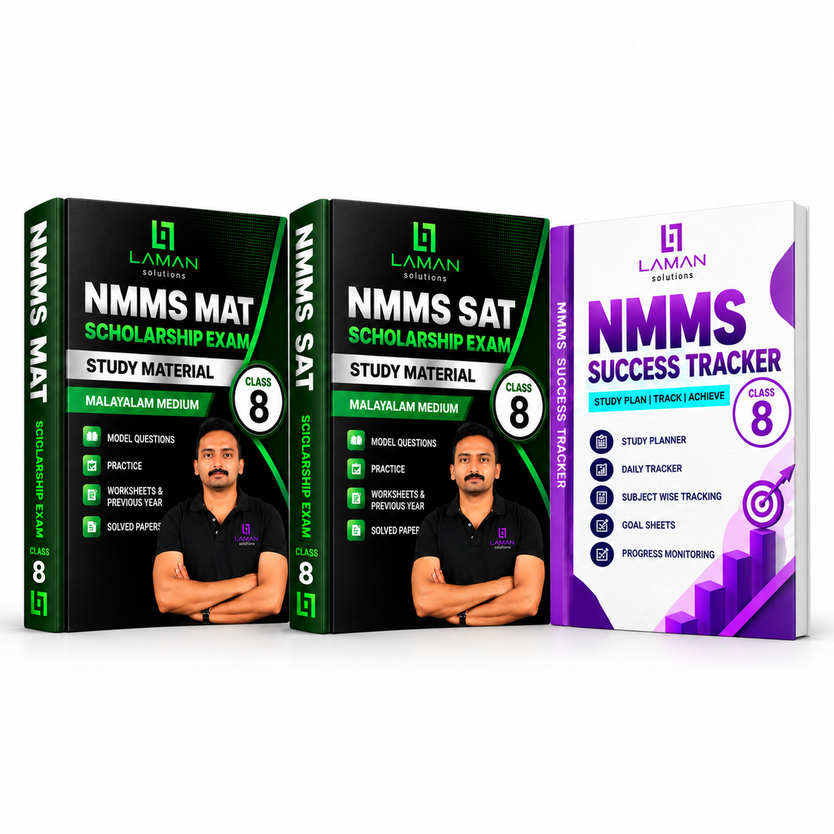 LAMAN NMMS SAT & MAT COMBO STUDY GUIDE MALAYALAM