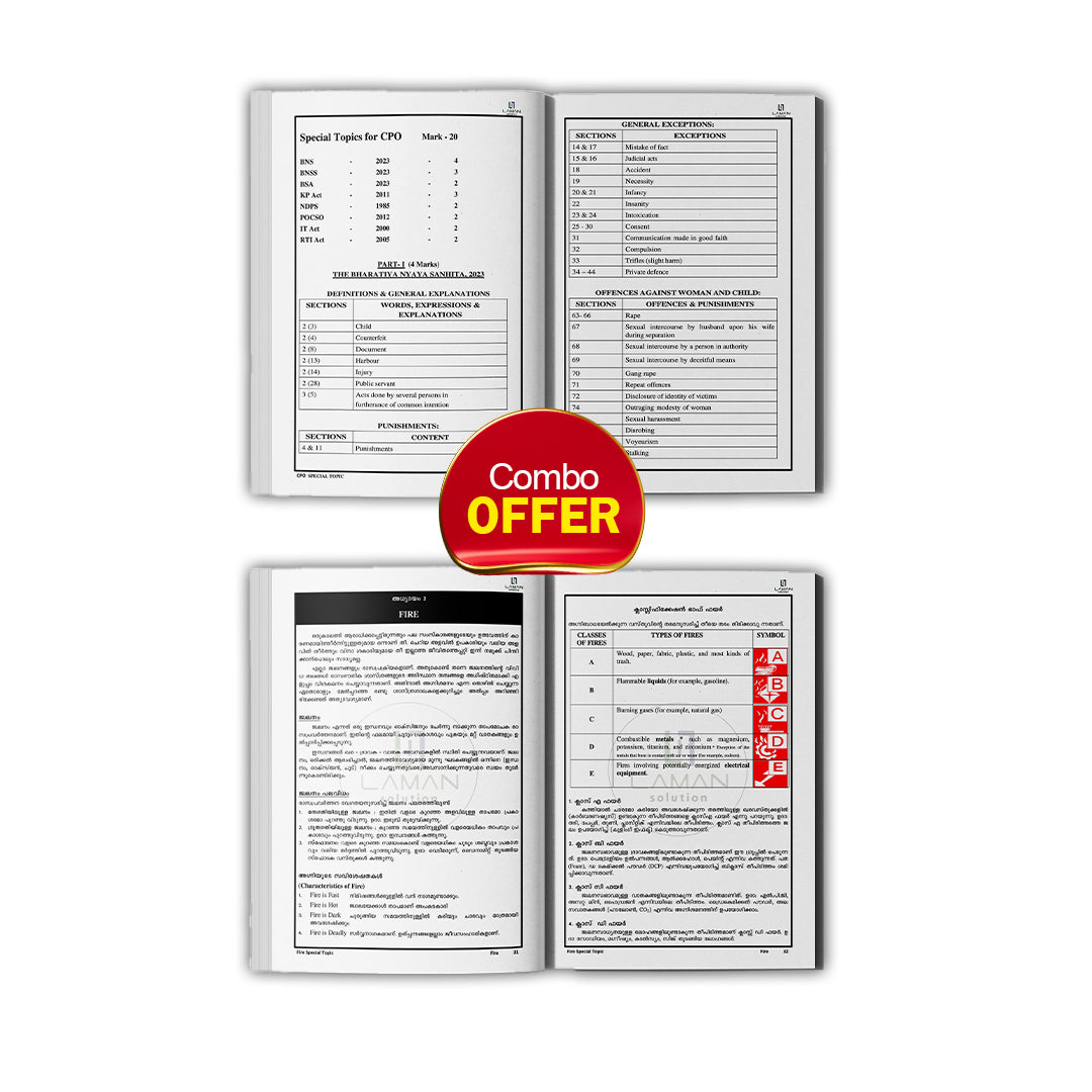 Fireman Book + CPO Special Topic Book Combo