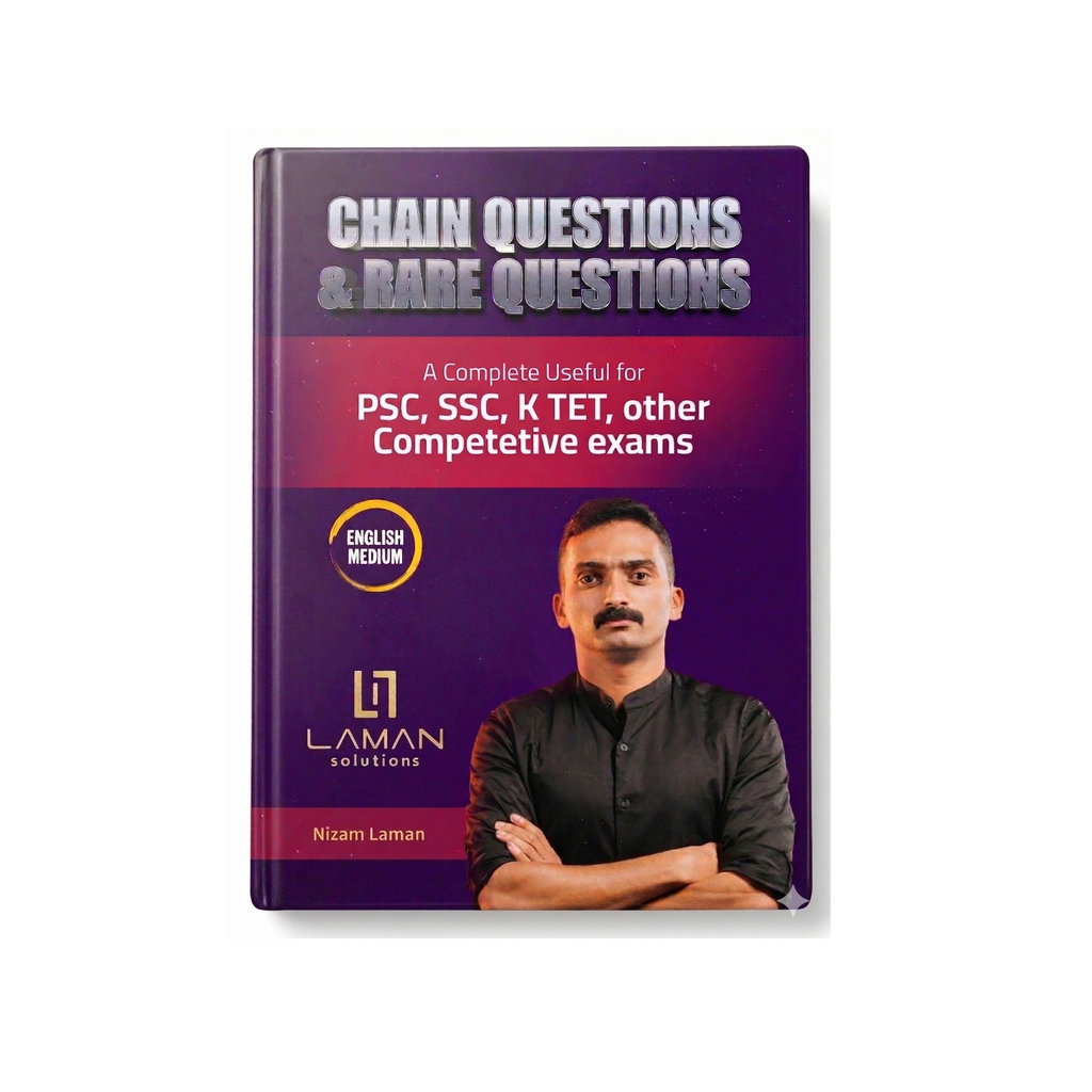 Kerala PSC Chain Questions & Rare Questions Book (English medium)