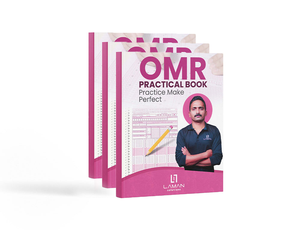 LAMAN OMR Practical Book SET 0F 3 BOOKS  (For PSC Aspirants)