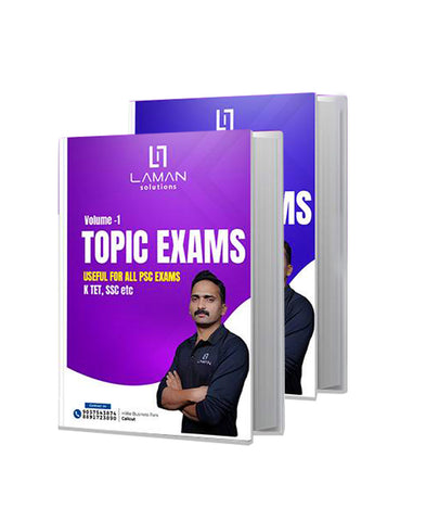 Topic Exams Books for  ALL PSC, SSC, K-TET, UNIFORM POSTS
