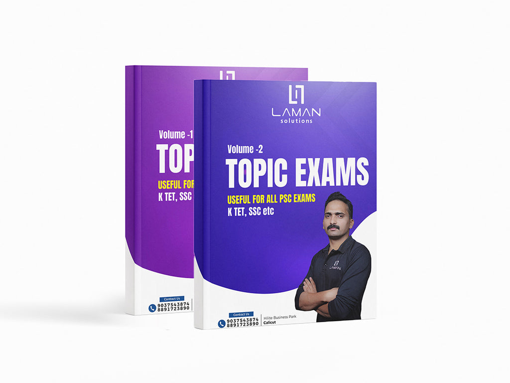 Topic Exams Books for  ALL PSC, SSC, K-TET, UNIFORM POSTS