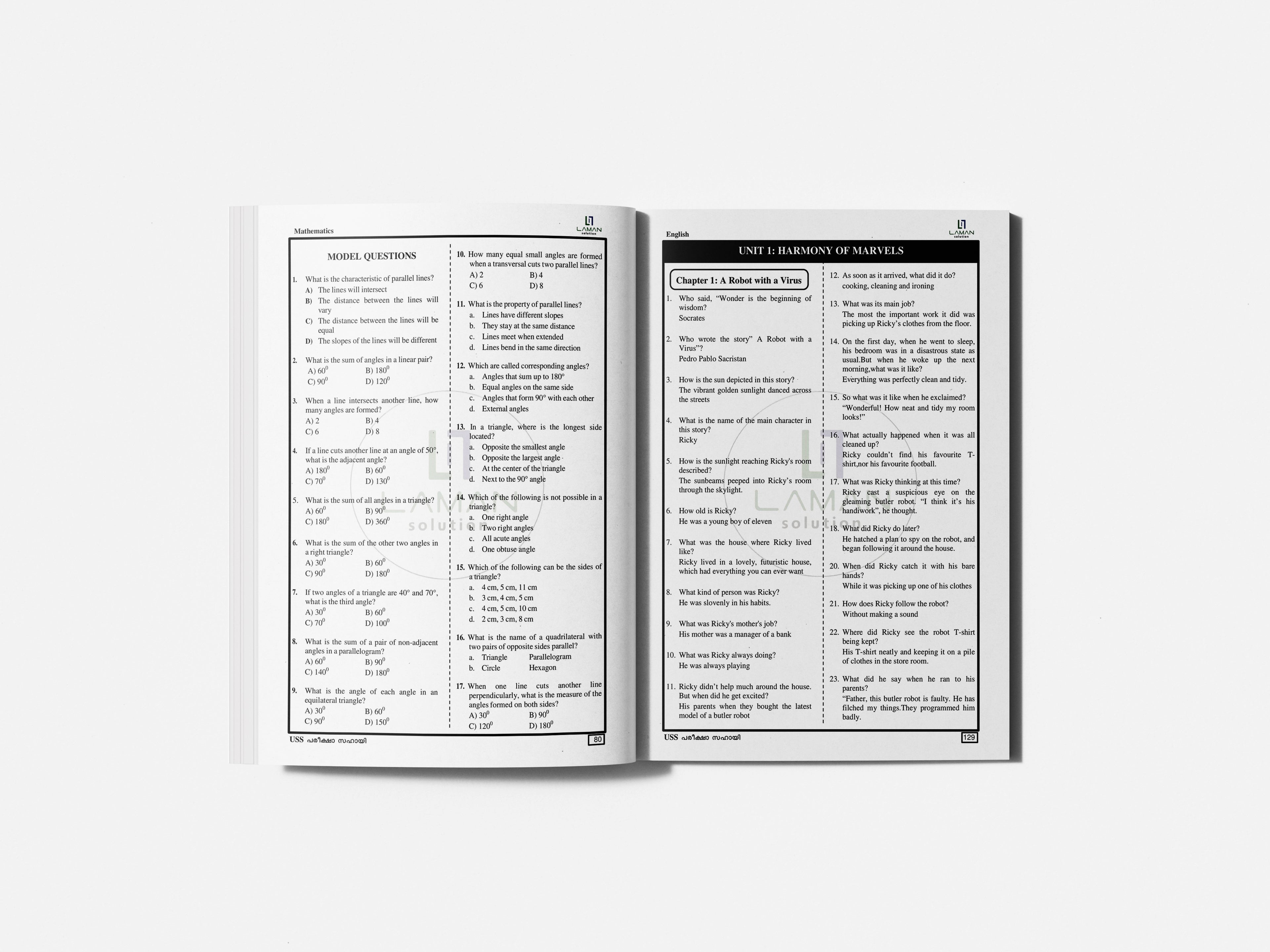 LAMAN USS STUDY GUIDE BOOK ENGLISH